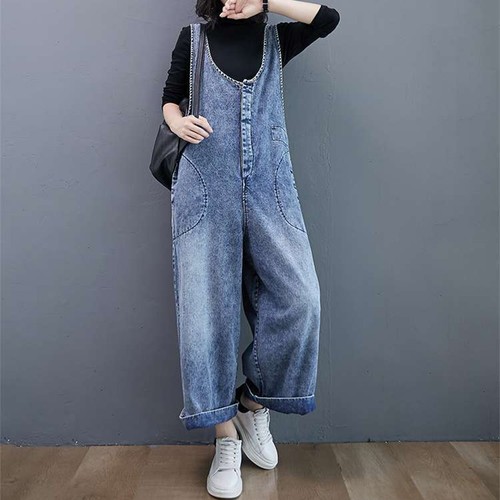 Vintage damen denim hose baggy - vintage,
