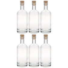 6er Set 500 ml Glasflasche
