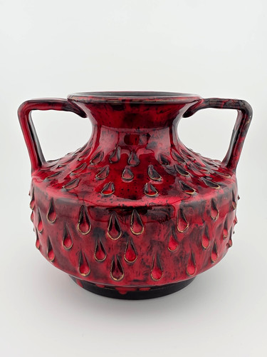 Erdbeer vase fat lava - -,