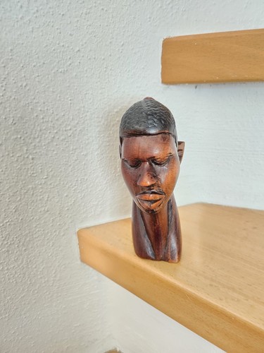Afrikanische holzskulptur kopf - holzskulptur,