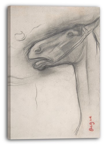 Kunstdruck edgar degas kopf - degas,