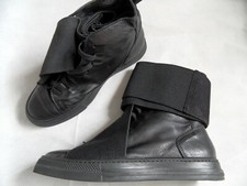 RUNDHOLZ stylische Leder Boots mit Wickelband schwarz Gr. 39 TOP FK621