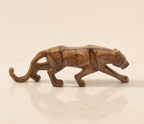 Puma leopard skulptur statue - skulptur,
