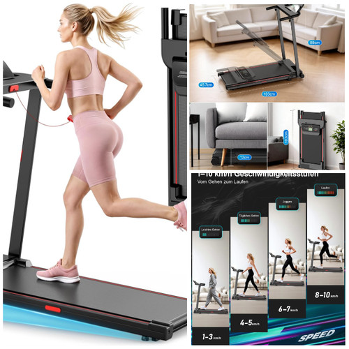 Klappbares laufband h - klappbares,