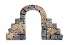 KRIPPE rot-rosa - Wand mit