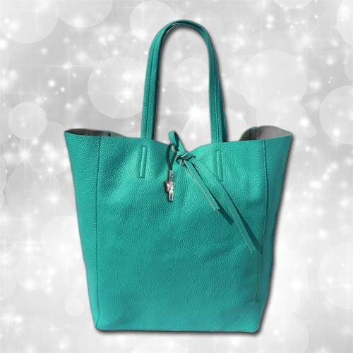 Ital rindsleder shopper - rindsleder,