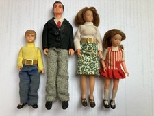 Puppen Familie Lundby Puppenstube  Puppenhaus 1:18 dollhouse flexible  doll