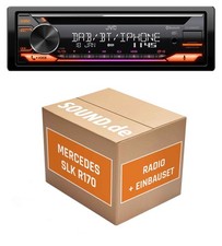 Autoradio JVC KD-DB922BT für Mercedes SLK R170 + Bose | Bluetooth Telefonieren A