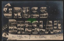 147685 AK Breslau 1905 Fotokarte Buchstabenkarte Aristophot AG Berlin