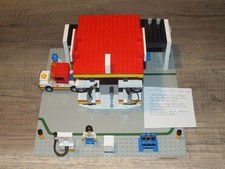 Lego Set 6378 Service Station Tankstelle City Stadt Shell von 1986 !!
