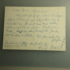 Autograph Postkarte Heinz Drache an Magdalene Kressner 1962 (54514)