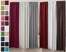 EUGAD 2er Set Vorhänge blickdicht mit Kräuselband Thermogardine Verdunklung 250g