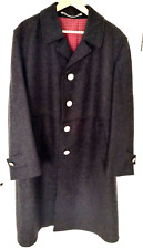 Herren Trachten Mantel Original Bavaria Loden  Wollmantel Adler Grau Gr. 52