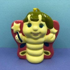Rare Vintage Glo Friends Glo Worm Gloworm Pomander China Keramik Figur 1980er