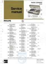 Service Manual-Anleitung für Philips 22 RH 802 