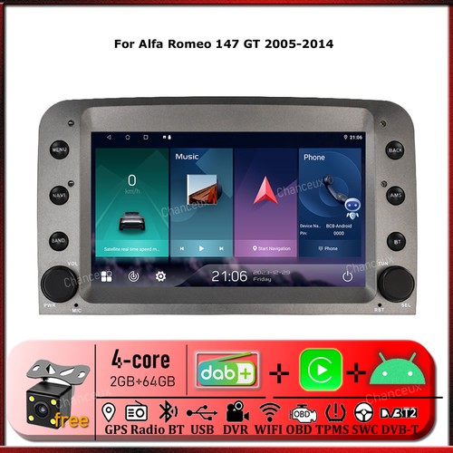 Android autoradio carplay - 7"android,