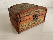 Vintage kleine Holztruhe