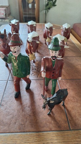Almabtrieb holzfiguren - almabtrieb,