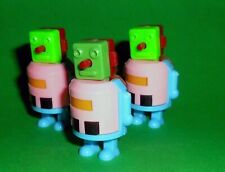 3 Stück DDR Plastik Roboter 70-80er Jahre Steckspiel Puzzle Steckfigur 3D-Puzzle
