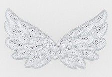 Flügel Engel 3,5 cm silber 15