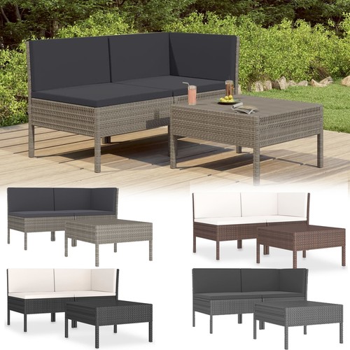 Polyrattan tlg garten - 3-tlg.,
