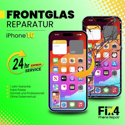 Frontglas reparatur iphone - iphone, 16