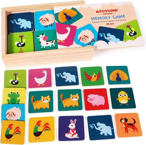 Holz memory spiel kinder - holz,