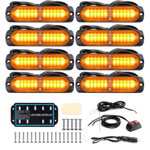 Frontblitzer led blitzlicht - 8x,