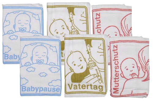 Baby mullwindel set - 6x,
