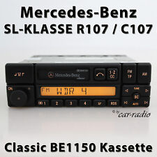 Original Mercedes R107 SL-Klasse Classic BE1150 Autoradio Kassette Becker Radio