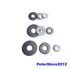 Unterlegscheiben DIN 9021 Edelstahl V2A M2 M3 M3,5 M4 M5 M6 M8 M10 M12 M14 M16