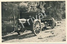 Foto WK II, Geschütz auf