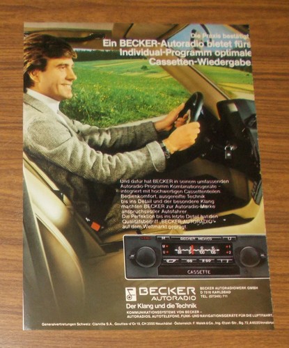 Seltene werbung becker mexico - becker,
