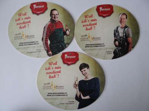Bierdeckel brauerei murau - ,