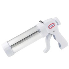 Dr. Oetker Gebäckpresse Weiß Kunststoff 26cm mit 10 Formscheiben