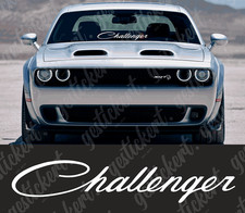 1x 60 cm Challenger Frontscheiben Aufkleber für Dodge SRT8 Hellcat Sticker Auto