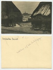 85676 - Niederdeutsche Bauernkate - Winter - undatiertes Foto