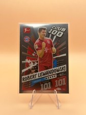 2021-22 TOPPS Bundesliga Match Attax Chrome Club 100 Robert Lewandowski