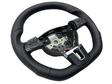 Tuning Lenkrad Lederlenkrad Vw CADDY III 2K Multifunktion Daumen Abgeflacht