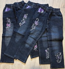2x Mädchen Jeans Hosen