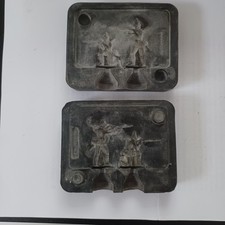1 Zinngießform - 2 Soldaten