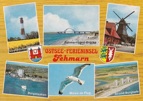 Postkarte ostsee ferieninsel - postkarte,