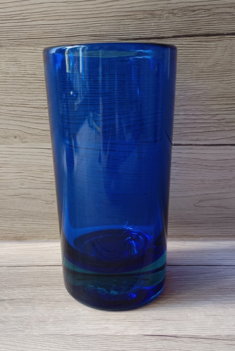 Schöne alte blaue - , glas
