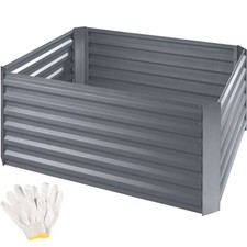Hochbeet Metall verzinkter Stahl Gemüsebeet Pflanzbeet Garten 120 x 90 x 57 cm