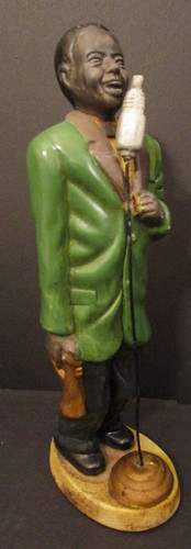 Figur aus keramik sänger mit - figur,