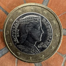 1-Euro Münze Latvijas