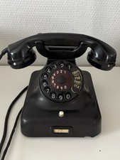 W 48 Telefon schwarz 1953 mit 340 cm Kabel