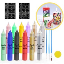 12x Wachsstifte für Kerzen