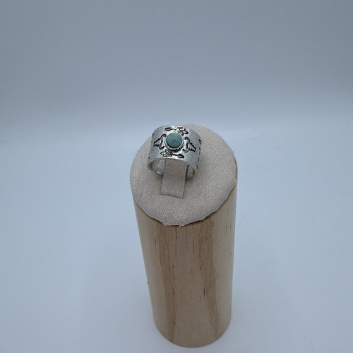 Silberring cabochon blau - cabochon,