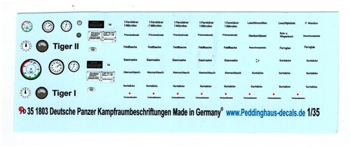 Peddinghaus decals 1803 - 1803,